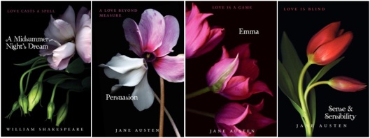 HarperCollins Twilight Inspired Classics Book Covers William Shakespeare Jane Austen Austen Midsummer's Night Dream Persuasion Emma Sense Sensibility
